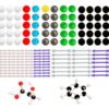 Modelo Molecular Orgânica e Inorgânica c/ 426 Peças - Image 3