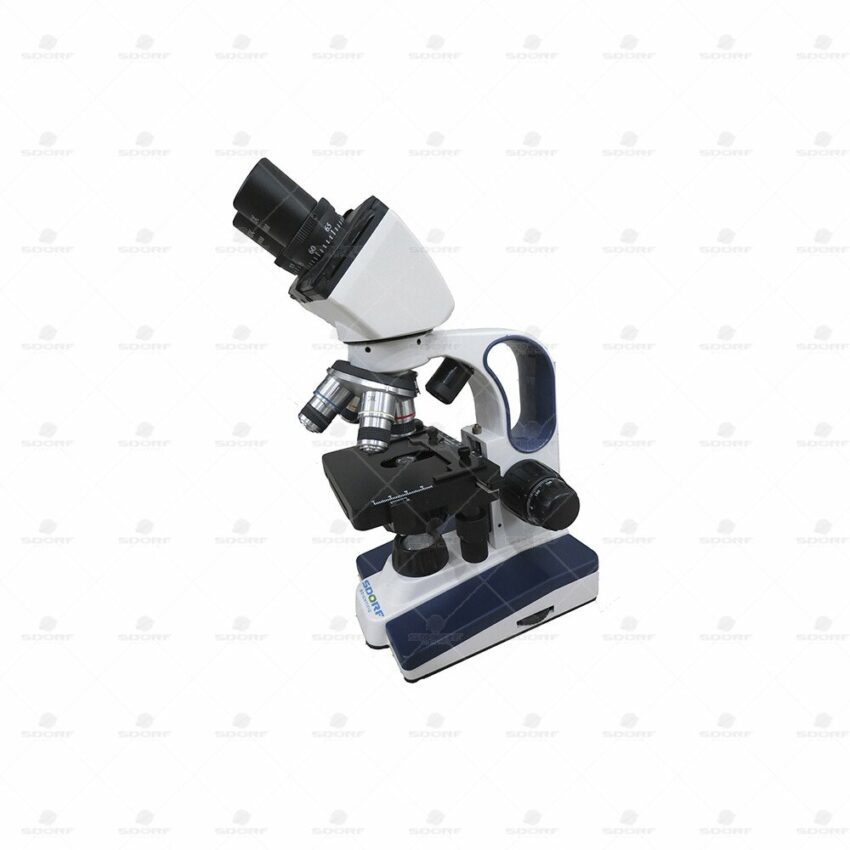 Microscópio Biológico Binocular c/ Dupla Iluminação e Aumento de 40x a 2.000x